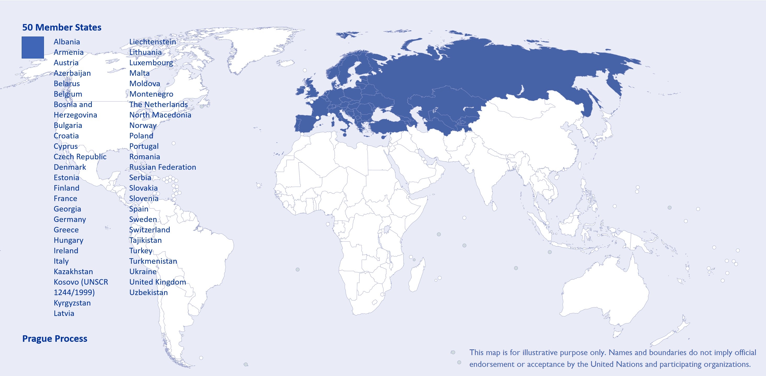 World Map With Georgia, Romania, Spain, Germany, Portugal, Russia
