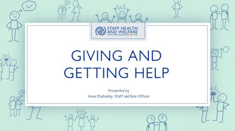Giving and Getting Help 