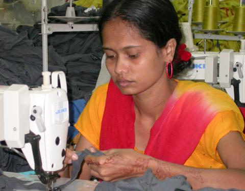 Bangladesh textile workers in Mauritius