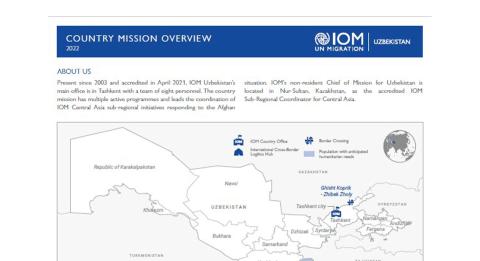 IOM Uzbekistan Mission Review 